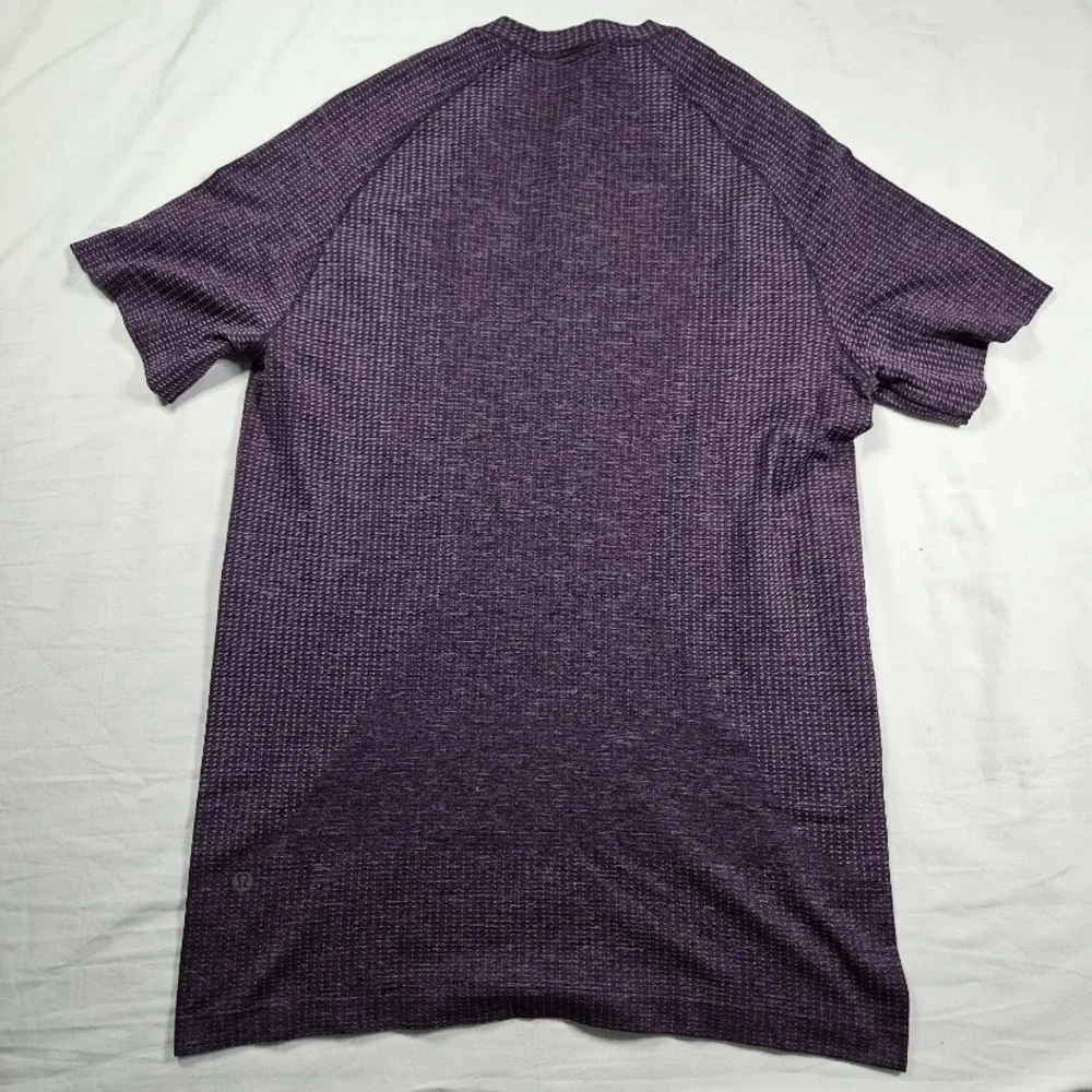 Lululemon Metal Vent Tech Short Sleeve PPAS/DMMG Purple Ash Men's Size Medium - Picture 4 of 5